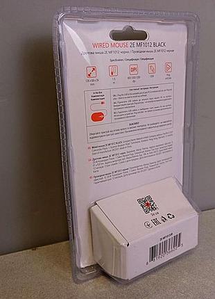 Мышь компьютерная мышь 2е mf1012 usb black 2