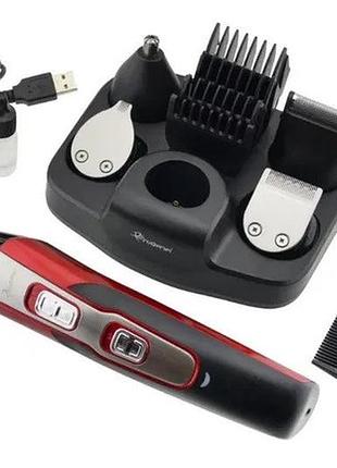 Электробритва триммер машинка для стрижки 10 в 1 geemy gm 592