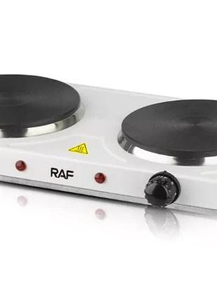 Плита электрическая двухкомфорочная дисковая raf r8020a/2020a с регулировкой мощности