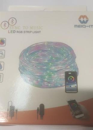 Светодиодная лента с пультом smd 5050 rgb 12 вольт music