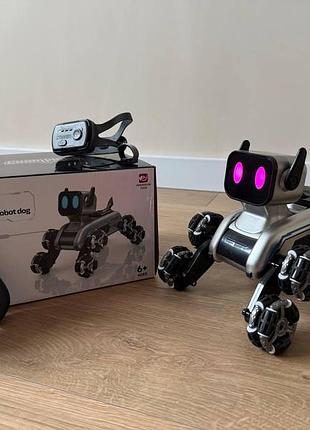 Розумний робот собака восьмиколісний трюковий stunt eight-wheel robot dog
