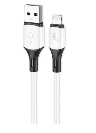 Кабель wibrand mamba ip silicone charging data cable 1m white