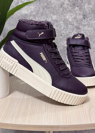 31р 32.5р 34р , нові дитячі черевики puma carina 2.0 на дівчинку