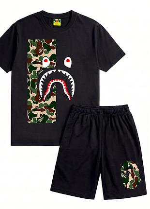 Комплект шорти+футболка bape