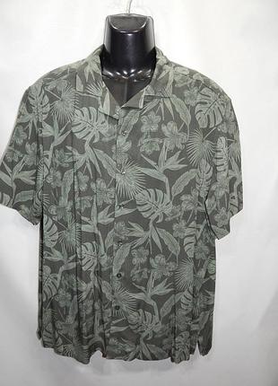 Чоловіча легка сорочка з коротким рукавом resort shirt р.54 043kr
