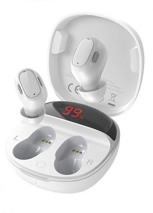 Бездротові навушники baseus wm01 plus tws white