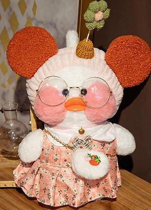 Оригинальная уточка лалафанфан cafe mimi (lalafanfan), утка мягкая игрушка (l_10306)