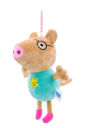Игрушка пони педро из свинка пеппа мягкая игрушка + брелок с карабином, 15 см для детей (l_9926)