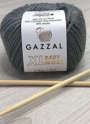 Пряжа gazzal baby wool xl цвет 818
