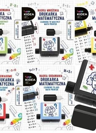 Набір з 5 продуктів: 5 шт. математичний принтер освітній набір kidea (drukarkazest)