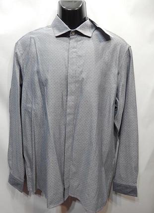 Чоловіча сорочка з довгим рукавом regular fit р.54 063drm