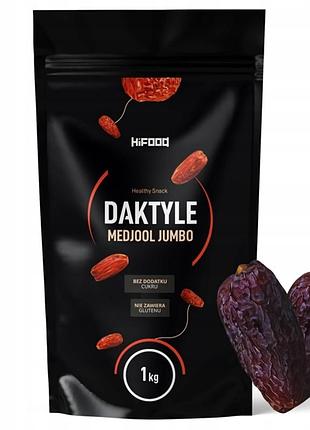 Великі дати medjool 1кг hifood jumbo королівські свіжий збір 2025 року