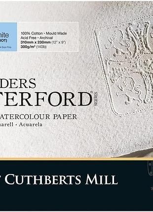 St cuthberts mill saunders waterford папір акварельний t46330051011c: 300 г/м² дрібнозернистий блок акварельний 31x23 см круглий