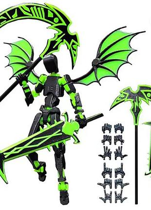 Игрушка робот green reaper dummy сборная экшн-фигурка конструктор для детей (l_15383)