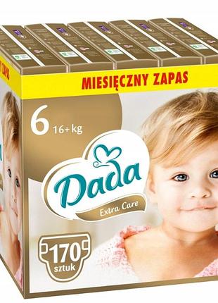 Підгузки dada extra care розмір 6 170 шт