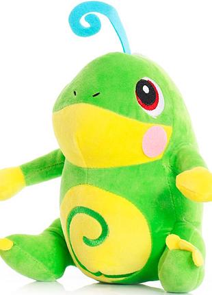 Игрушка покемон политод (politoed) мягкая игрушка, 22 см для детей (l_10124)