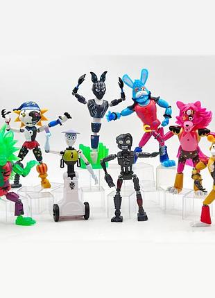 Игрушка большой набор фигурок марионеток из фнаф 8 шт для детей (l_15535)
