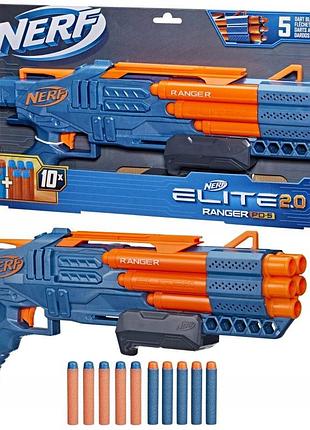 Hasbro nerf elite 2.0 викидний рейнджер pd-5 f4186 гвинтівка стріли