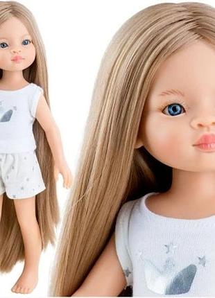 Лялька paola reina amigas в піжамі 32 см іспанська вінілова лялька manica 32 см