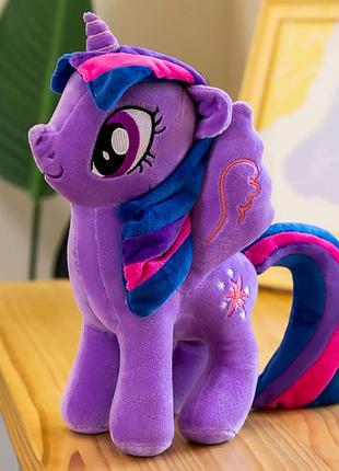 Игрушка сумеречная искорка пони my little pony мой маленький пони мягкая игрушка, 20 см для детей (l_12497)