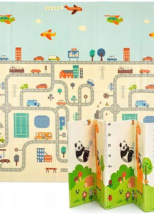 Little story велика дитяча двостороння пінна матра xpe 200x180x1cm xxl