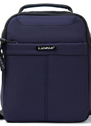 Сумка чоловіча нейлон lanpad синя