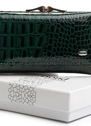 Женский кожаный кошелек dr. bond pew214 зеленый