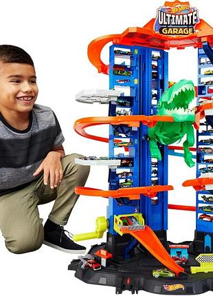 Hot wheels hw ultimate garage city robo beasts ігровий набір багатоколірний від 5 років