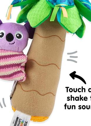 Lamaze walla walla koala clip on go сенсорна іграшка для новонароджених з кольорами та звуками для хлопчиків і дівчаток 0-24 міс 3