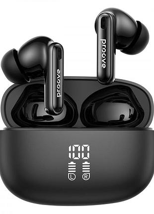 Беспроводные наушники proove intro pro tws with anc (app) obsidian black
