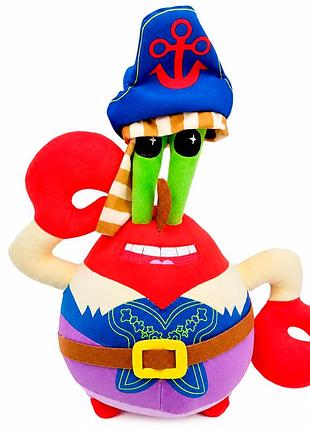 Игрушка мистер крабс пират мягкая игрушка из «губка боб в поисках квадратных штанов» для детей (l_16234)