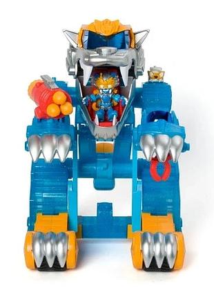 Super zings things tiger robot wild transformer tigerbot set superthings kazoom energy big magicbox