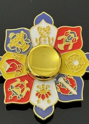 Игрушка металлический спиннер герб для детей (l_14845)