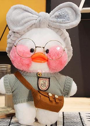 Оригинальная уточка лалафанфан cafe mimi (lalafanfan), утка мягкая игрушка (l_10301)