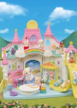 Sylvanian families сонячний майданчик для гри в замку epoch 5743