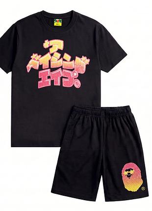 Комплект шорти+футболка bape xxl