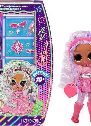 L.o.l surprise! tweens neon pop stars – kitty k: модна лялька з сюрпризами понад 10 стилізацій аксесуари ретро підставка від 4