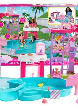 Лялька barbie basen marzeń з гіркою джакузі та аксесуарами