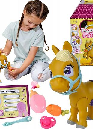 Pamper petz кінчик-пелюшкар з банди simba інтерактивний пелюшковий кінчик який п'є та писає + пустушка