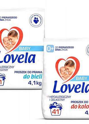 Lovelа baby порошок для прання кольору білий 2x 4.1kg