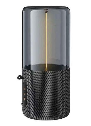 Портативна колонка bs64 5w/bt5.4/aux/microsd/fm/1200mah 8.5x8.5x19см сіра тм hoco