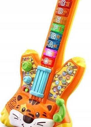 Гітара веселого тигрика vtech освітня інтерактивна пісні мелодії