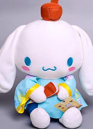 Игрушка большая синяя кукла sanrio, мягкая игрушка 25 см для детей (l_10618)