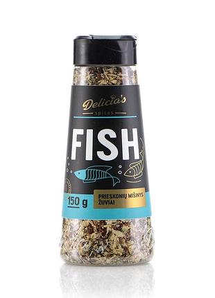 Суміш спецій delicia's spices fish для риби 150 г 241331 код: 013249