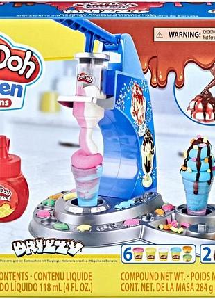 Пластилін play-doh веселкова морозивня e6688 набір тюби hasbro