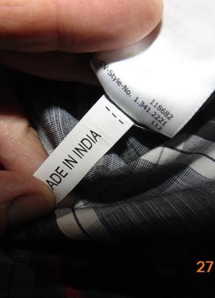 Катоновая стильная брендовая нарядная шведка рубашка сорочка casa blanca.л-хл.9 фото