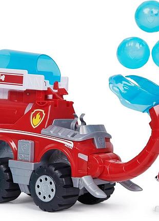 Paw patrol jungle pups deluxe marshall слон транспорт з ракетними пусковими установками іграшка вантажівка з фігуркою для дітей
