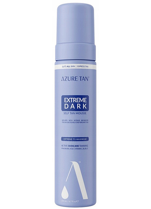 Піна для засмаги azure tan extreme dark self tan mousse 200 мл