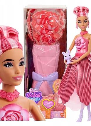 Лялька barbie "petal pop" букет троянд пахощі лялька + кролик