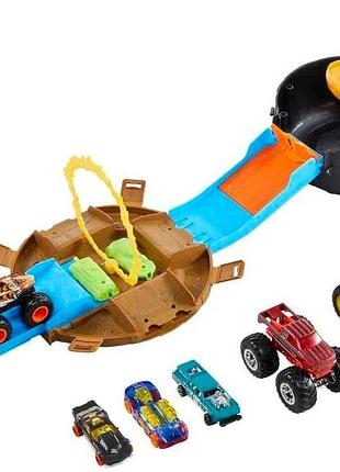 Hot wheels total hhy74 hot wheels monster trucks набір для гри в шини багатоколірний